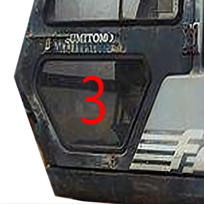 Penggantian Kaca Tempered Kaca Depan OEM SUMITOMO Excavator