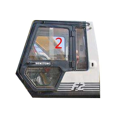 Kaca Depan Pintu Kiri Penggantian Kaca Tempered SUMITOMO SH280 S280