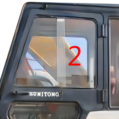 Kaca Depan Pintu Kiri Penggantian Kaca Tempered SUMITOMO SH280 S280