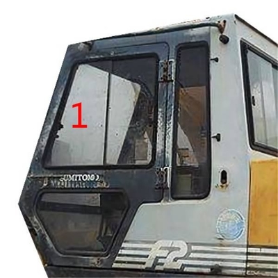 SH280 S280 Kaca Depan Kaca Tempered Mesin Konstruksi Taksi Pintu Kiri