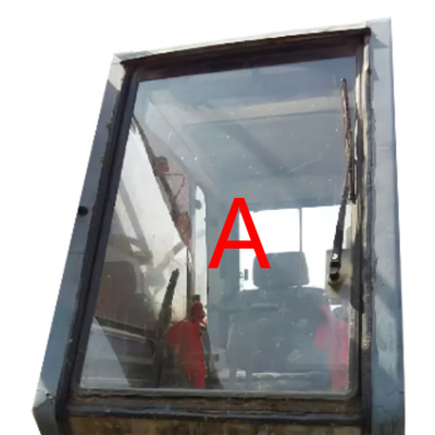 SUMITOMO Excavator Cabin Windshield Kaca Tempered ECE Mini Digger Glass Replacement