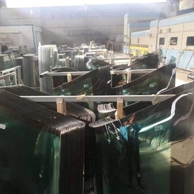 Kaca Jendela Excavator Kustom Depan Bawah Posisi B Penggantian Kaca Depan