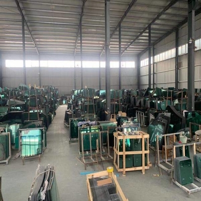 DOOSAN KOBELCO Kaca Kaca Depan Kustom OEM Posisi Sisi Miring Kiri NO.1