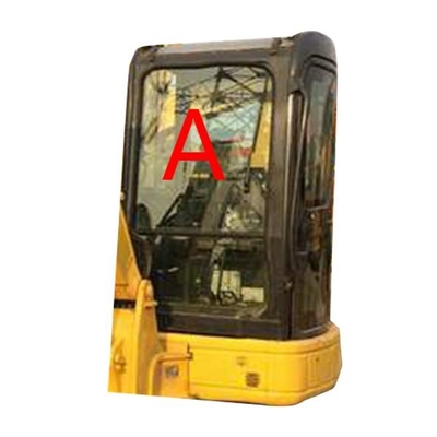 PC55MR PC55 5MM Excavator Tebal KOMATSU Cab Glass Kaca Depan Kaca Depan Tempered