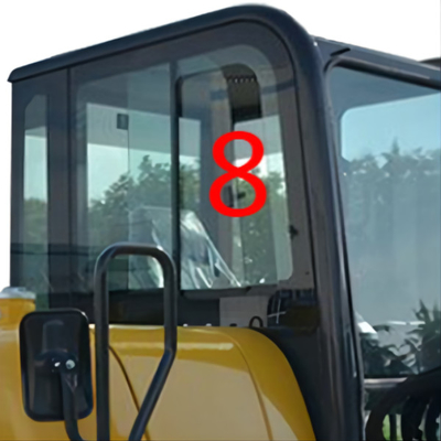 PC56-7 PC56 KOMATSU Penggantian Jendela Excavator Posisi Sisi Kanan No.8
