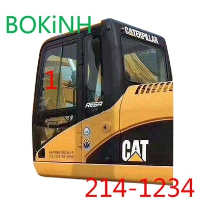 Kaca Kabin CATERPILLAR Tebal 4mm 214-1234 Posisi Sisi Miring Kiri No.1 Kaca Tempered