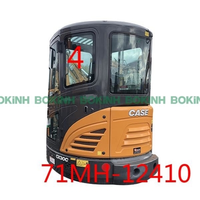 71MH-12410 Hyundai Jendela Kaca Depan Pintu Kiri Posisi Belakang No.4 Kaca Tempered