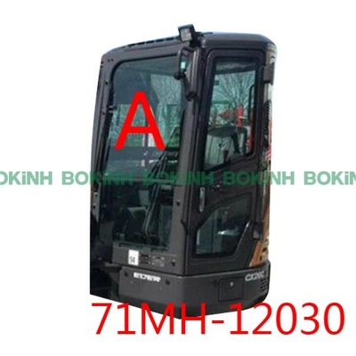 71MH-12030 HYUNDAI Excavator Cab Kaca Depan Kaca Depan Tempered Atas Tebal 5MM