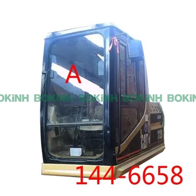 Kaca Kabin Excavator CATERPILLAR 144-6658 Tempered Front Up Tebal 5MM