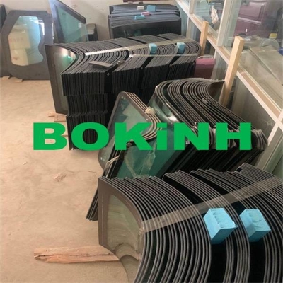 Kaca Kabin CATERPILLAR Lebar 885mm 156-6471 Pintu Kiri Posisi Bawah NO.3