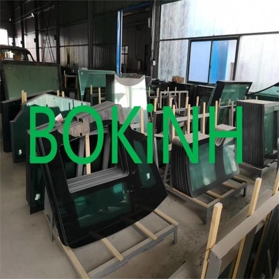 486-5461 CATERPILLAR Kaca Kabin Pintu Kiri Posisi Bawah Kaca Tempered NO.3